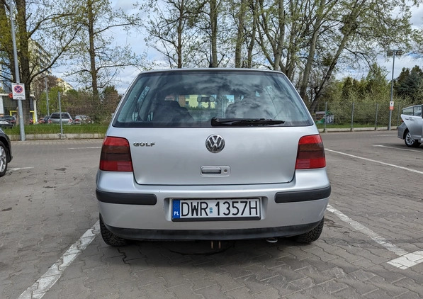 Volkswagen Golf cena 5500 przebieg: 206370, rok produkcji 2002 z Wrocław małe 211